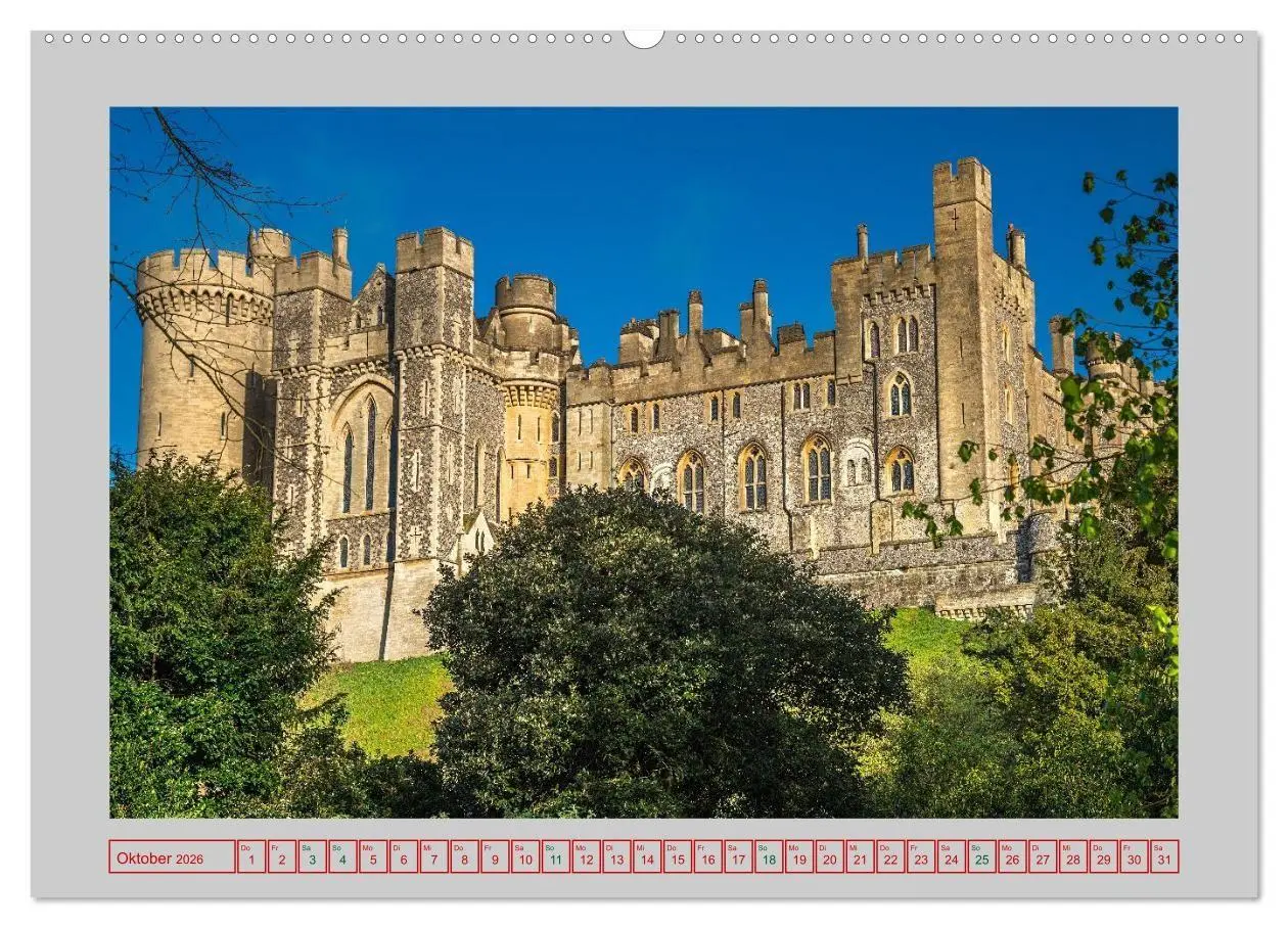 Bild: 9783516651935 | Burgen und Schlösser in England (hochwertiger Premium Wandkalender...