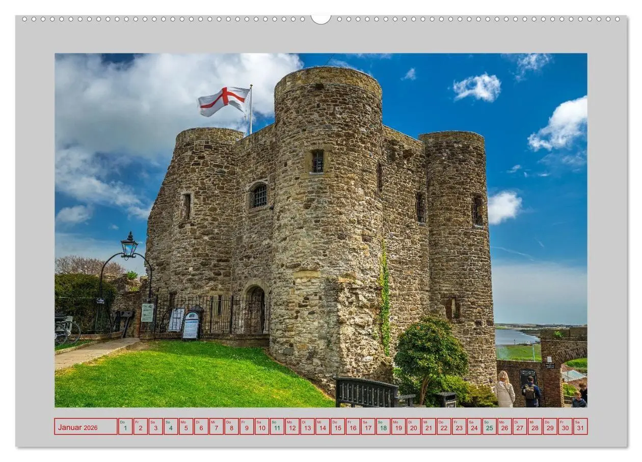 Bild: 9783516651935 | Burgen und Schlösser in England (hochwertiger Premium Wandkalender...