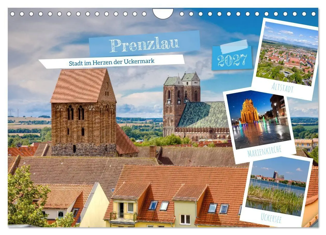 Cover: 9783594011935 | Prenzlau - Stadt im Herzen der Uckermark (Wandkalender 2027 DIN A4...