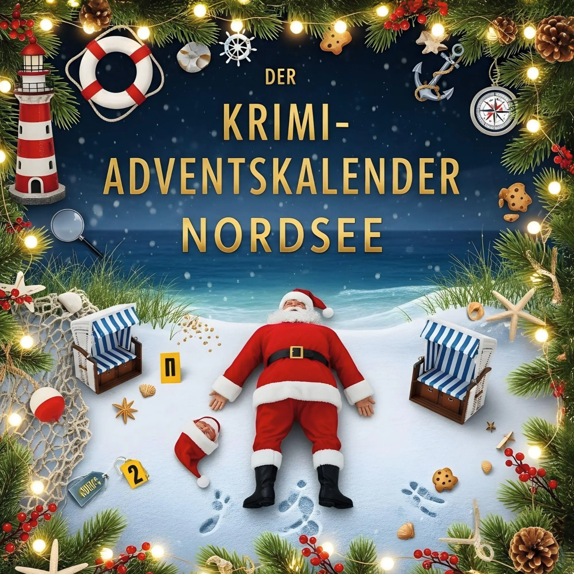 Cover: 9783695301935 | Der Krimi-Adventskalender Nordsee | Mordsverdächtig in 24 Akten | Buch