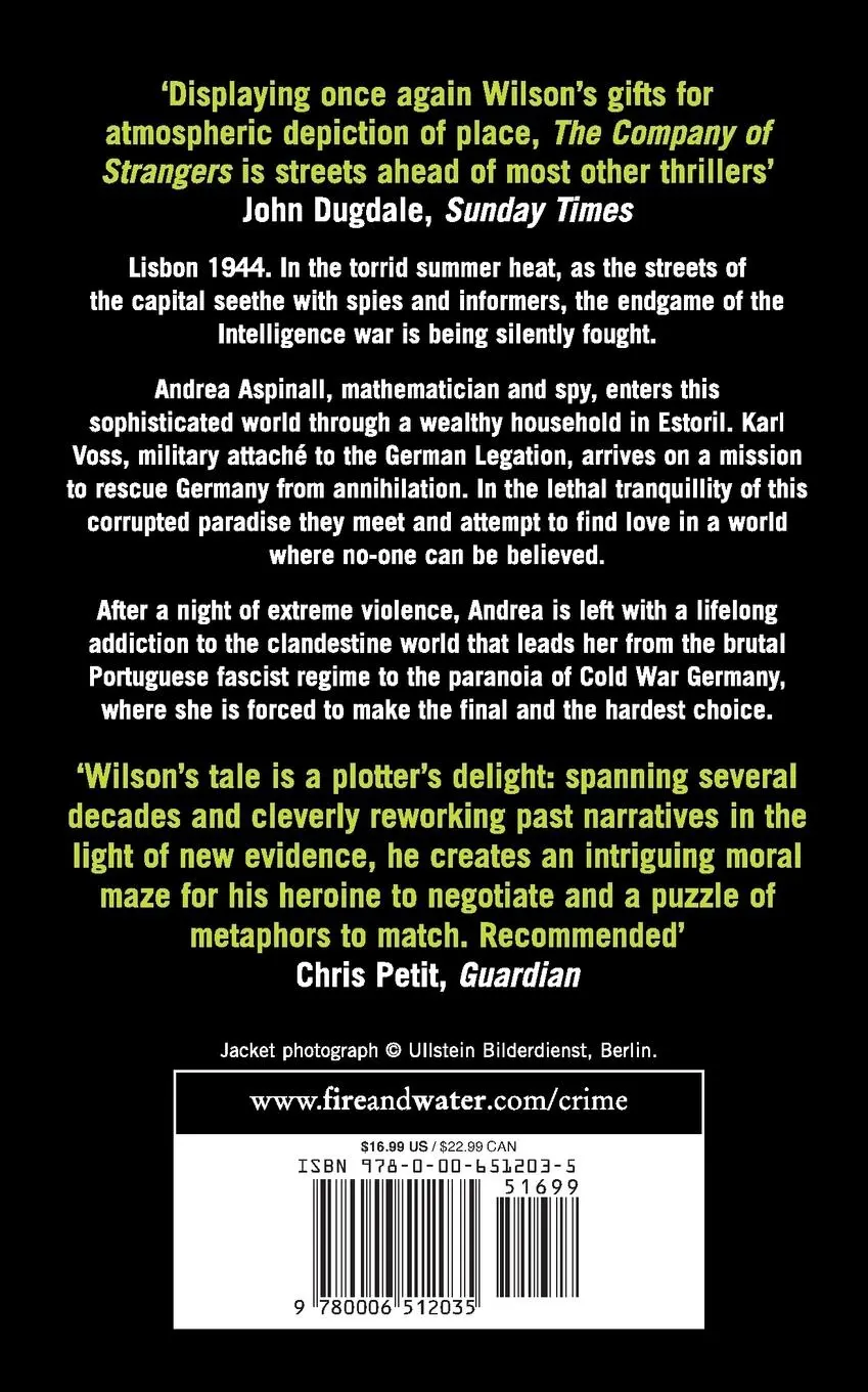 Rückseite: 9780006512035 | The Company of Strangers | Robert Wilson | Taschenbuch | Englisch