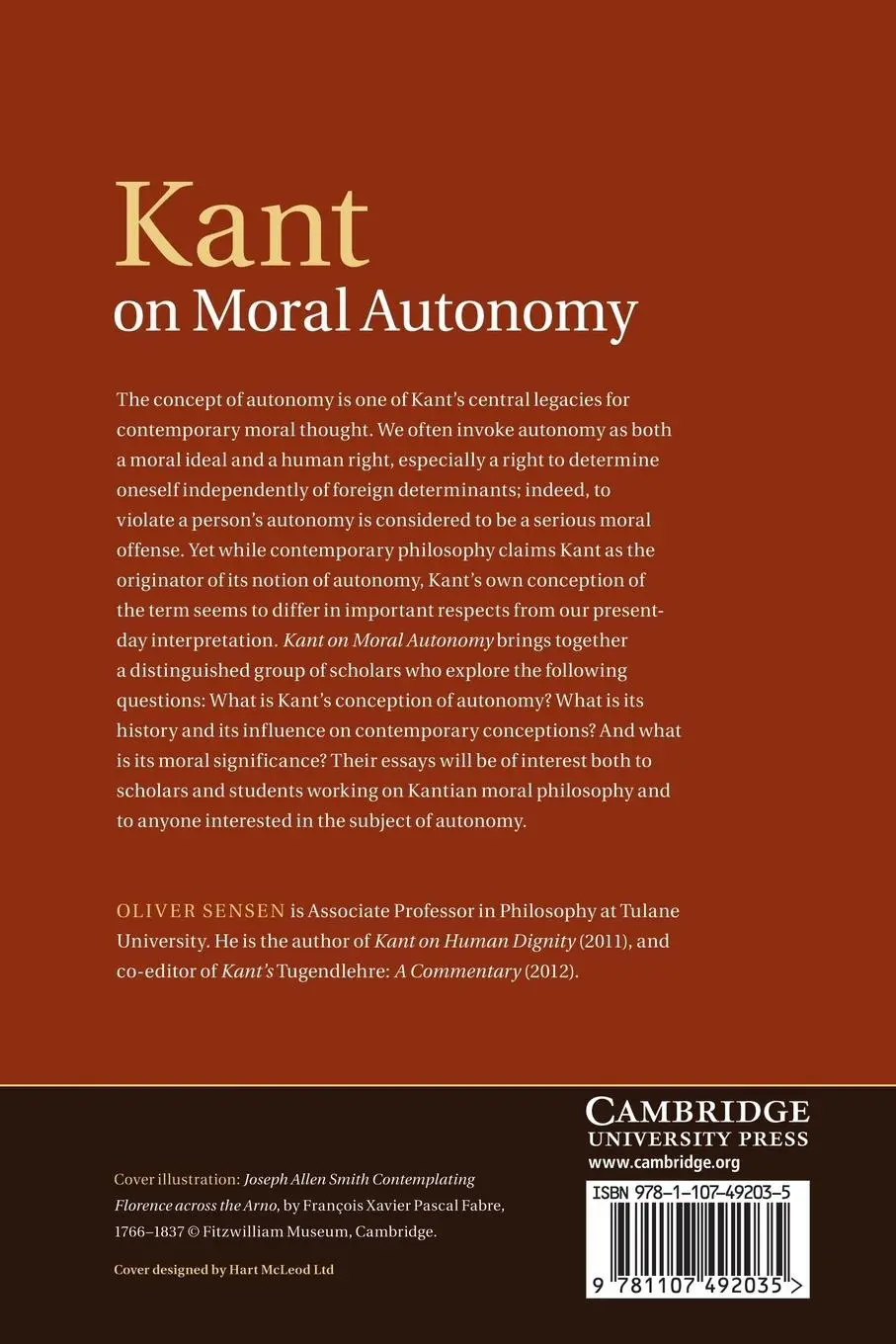 Rückseite: 9781107492035 | Kant on Moral Autonomy | Oliver Sensen | Taschenbuch | Englisch | 2014