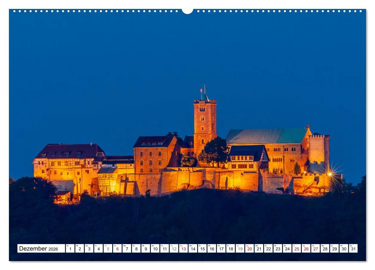 Bild: 9783457452035 | Historische Wartburg (hochwertiger Premium Wandkalender 2026 DIN A2...