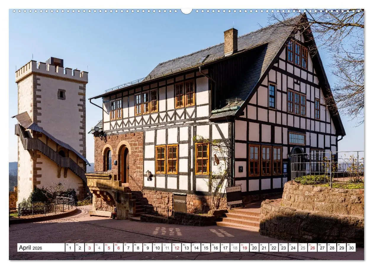 Bild: 9783457452035 | Historische Wartburg (hochwertiger Premium Wandkalender 2026 DIN A2...
