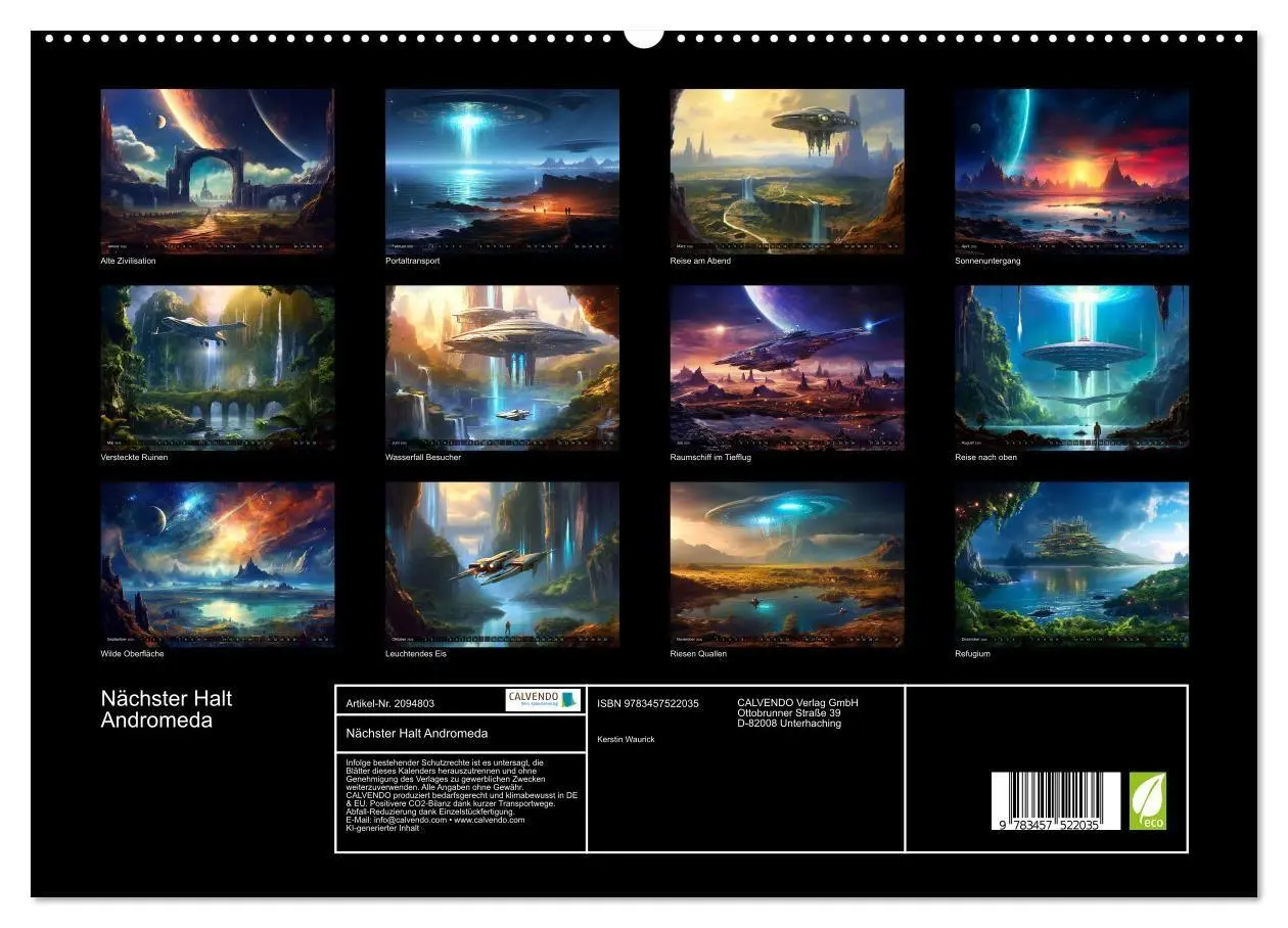 Bild: 9783457522035 | Nächster Halt Andromeda (hochwertiger Premium Wandkalender 2026 DIN...