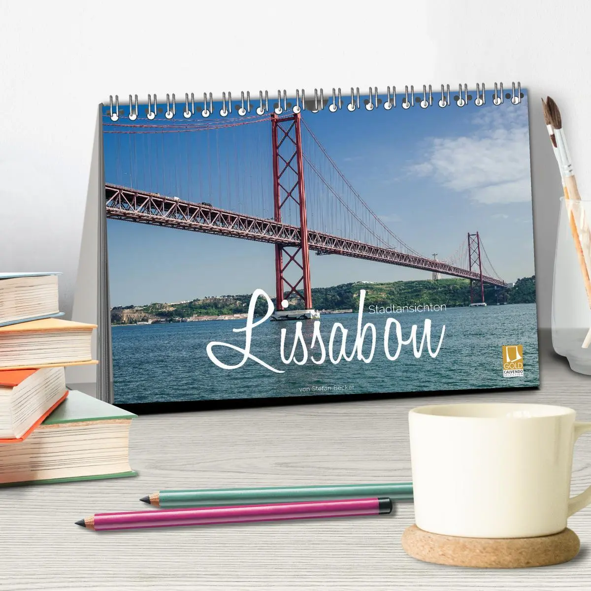 Bild: 9783457832035 | Lissabon Stadtansichten (Tischkalender 2026 DIN A5 quer), CALVENDO...