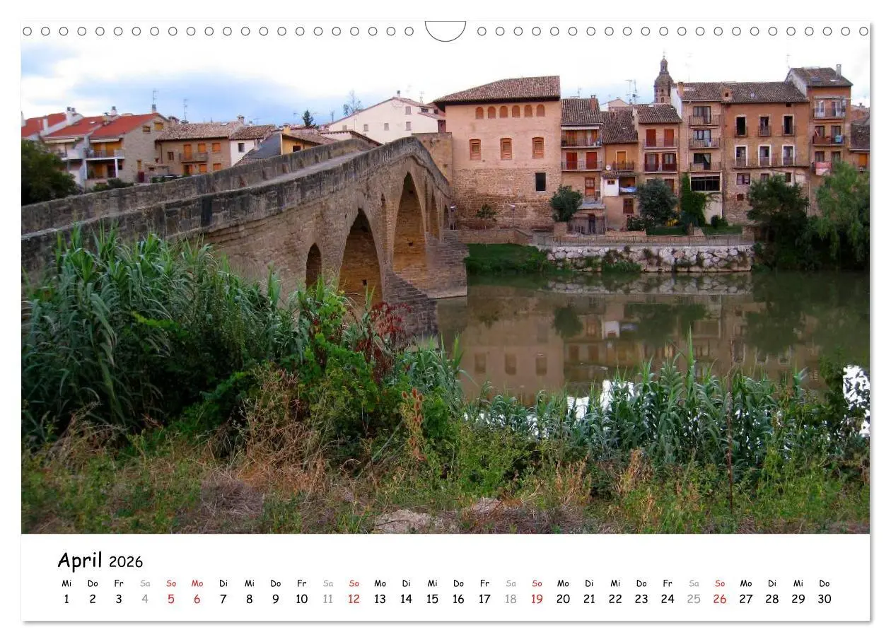 Bild: 9783516092035 | Camino Frances - Jakobsweg (Wandkalender 2026 DIN A3 quer),...