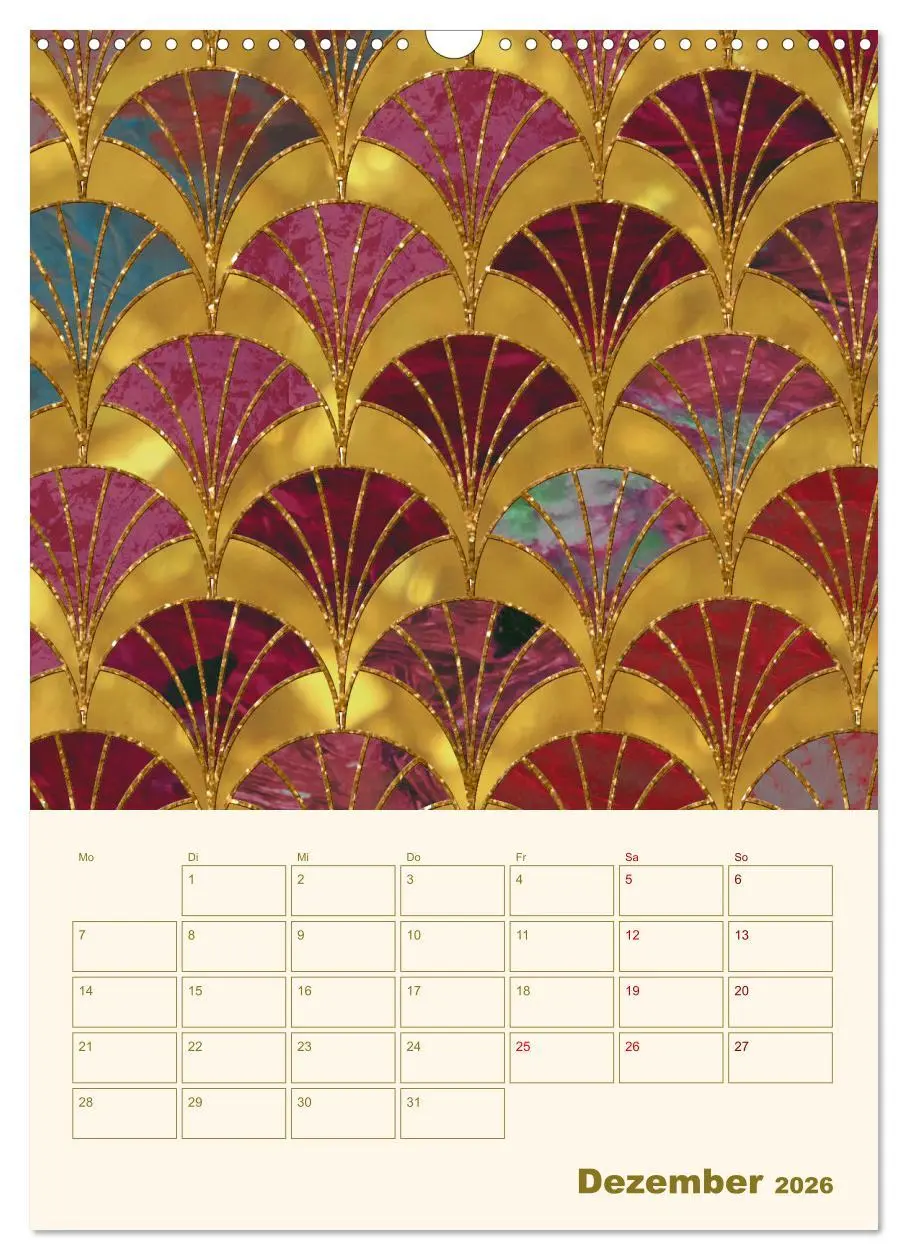 Bild: 9783516302035 | Art Deco Planer (Wandkalender 2026 DIN A3 hoch), CALVENDO...