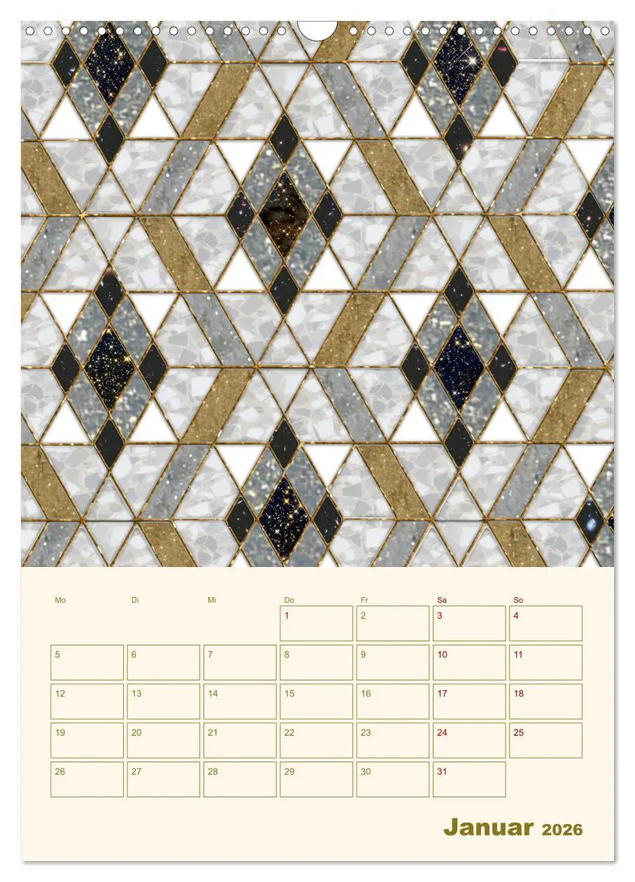 Bild: 9783516302035 | Art Deco Planer (Wandkalender 2026 DIN A3 hoch), CALVENDO...