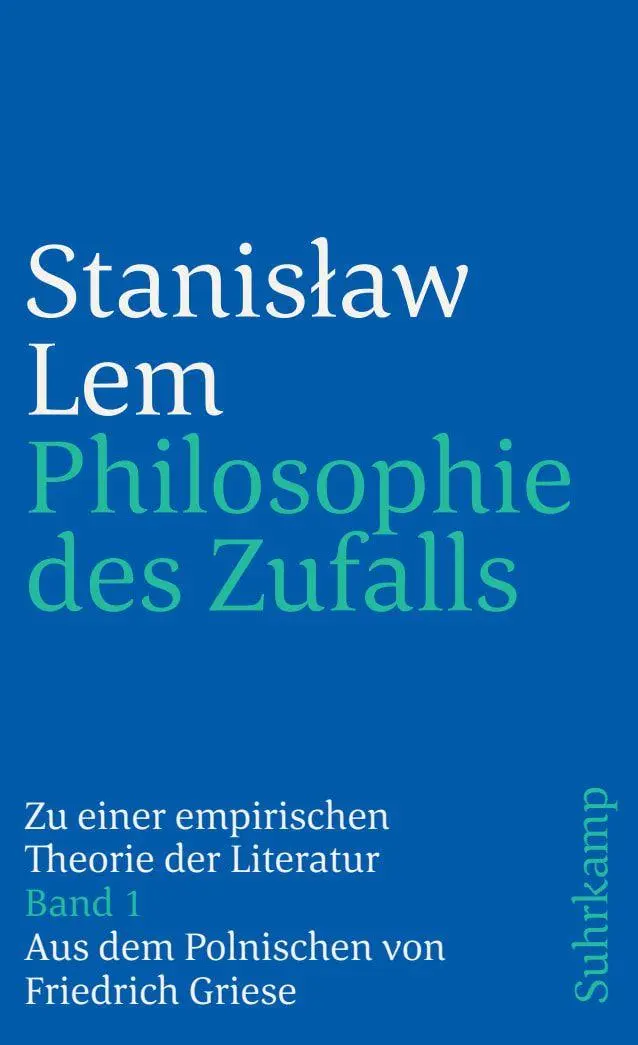 Cover: 9783518382035 | Philosophie des Zufalls | Stanis¿aw Lem | Taschenbuch | Deutsch | 1989