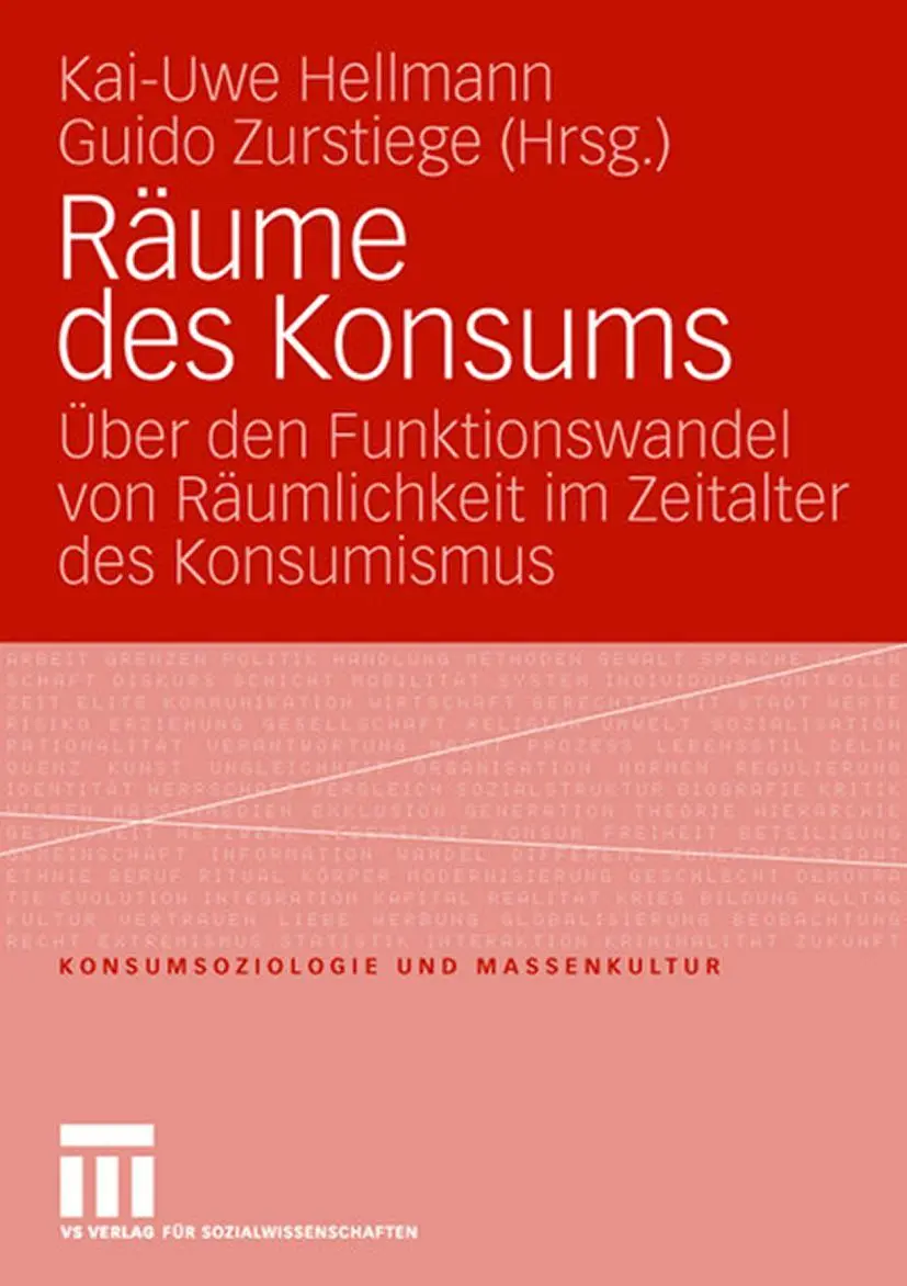Cover: 9783531152035 | Räume des Konsums | Guido Zurstiege (u. a.) | Taschenbuch | 204 S.