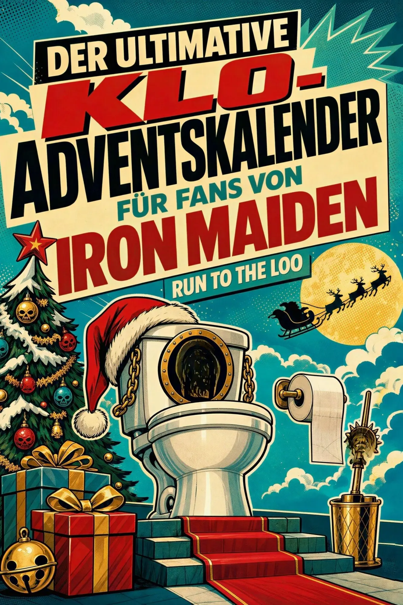 Cover: 9783696112035 | Der ultimative Klo-Adventskalender für Fans von Iron Maiden | Krüger