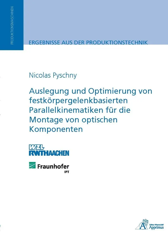 Cover: 9783863592035 | Auslegung und Optimierung von festkörpergelenkbasierten...