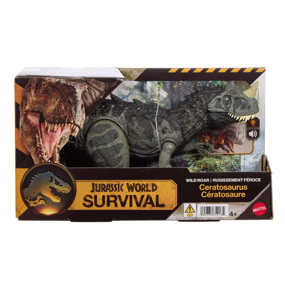 Cover: 194735352135 | Jurassic World Wild Roar - Ceratosaurus | Offene Verpackung | JKL77