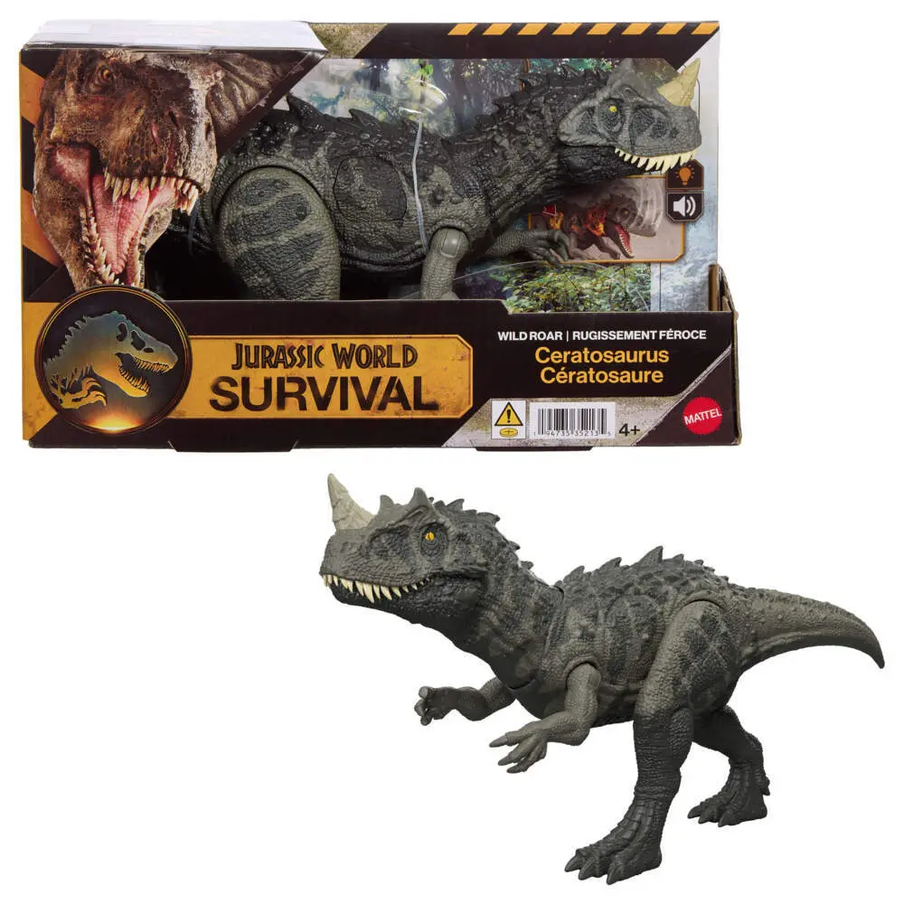 Bild: 194735352135 | Jurassic World Wild Roar - Ceratosaurus | Offene Verpackung | JKL77