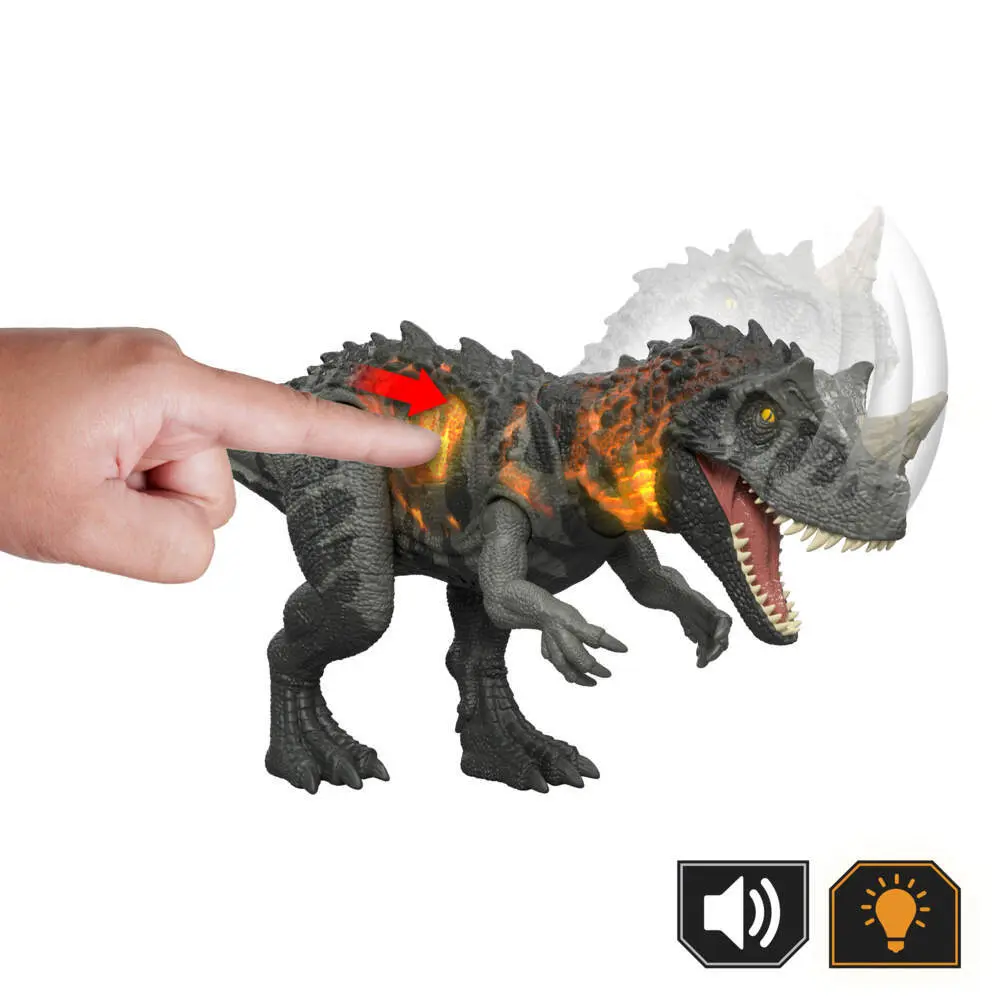 Bild: 194735352135 | Jurassic World Wild Roar - Ceratosaurus | Offene Verpackung | JKL77