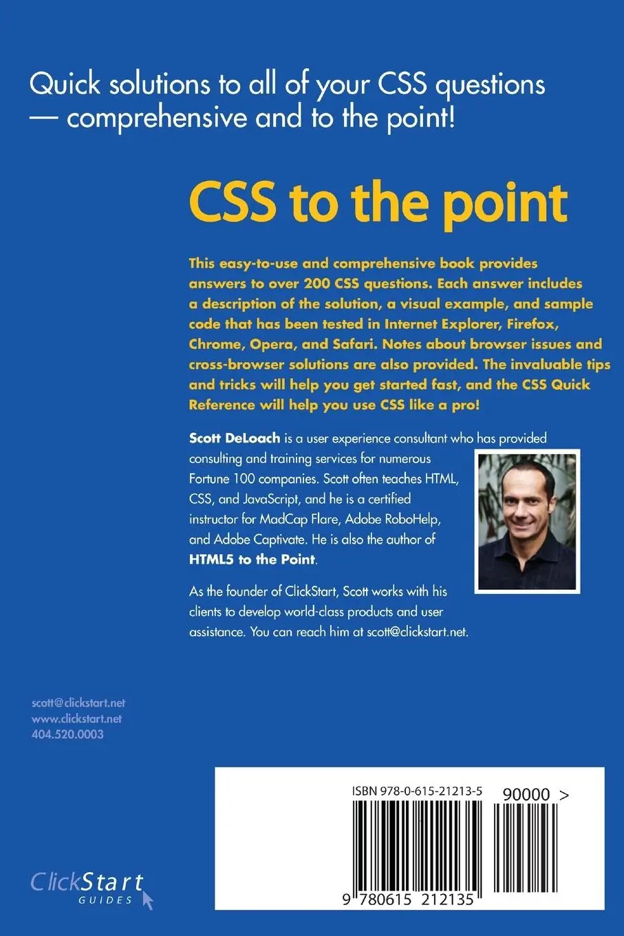 Rückseite: 9780615212135 | CSS To The Point | Scott Deloach | Taschenbuch | Englisch | 2013