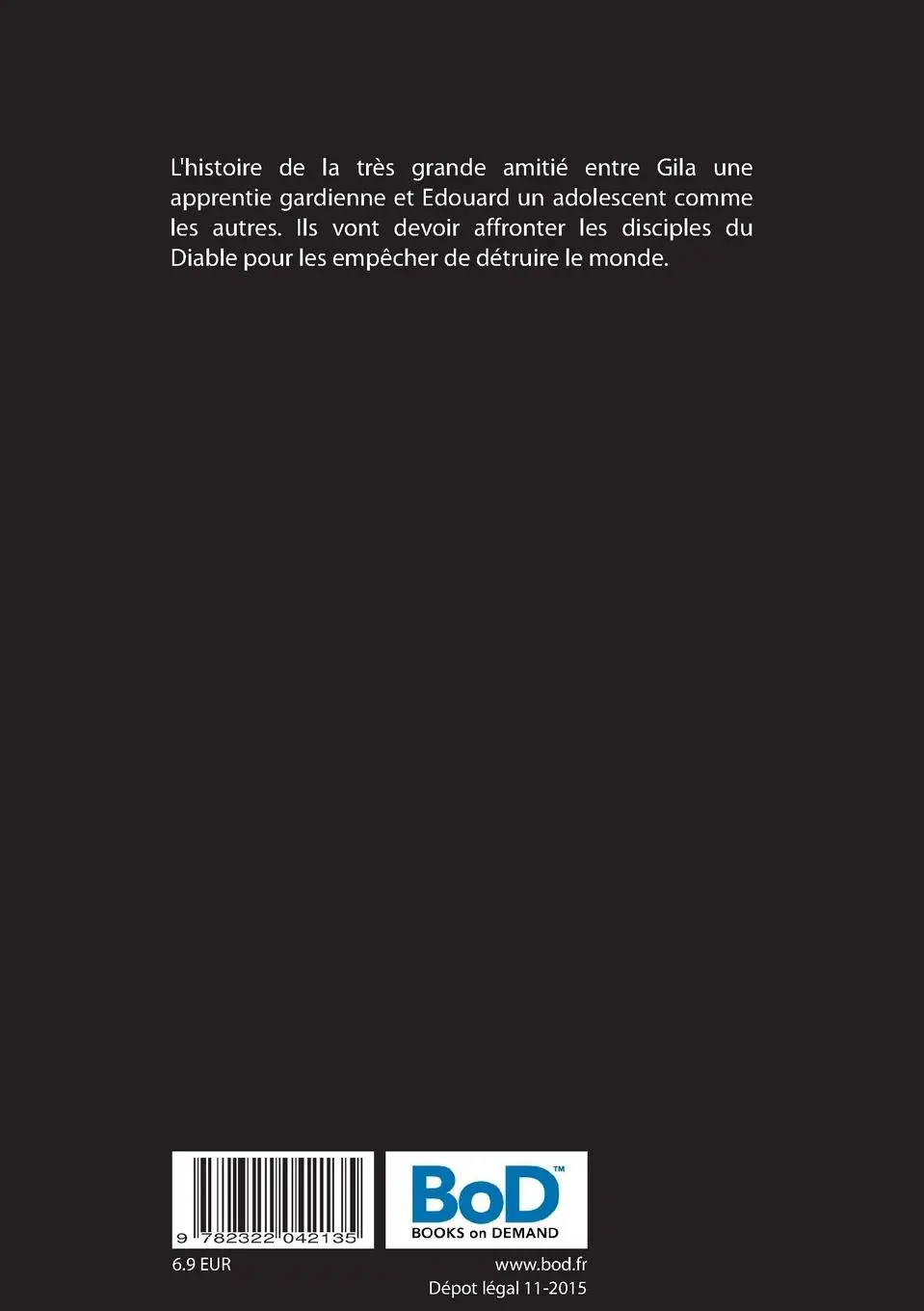 Rückseite: 9782322042135 | La Forêt des Ténebres | Nina Coustenoble | Taschenbuch | 148 S. | 2015