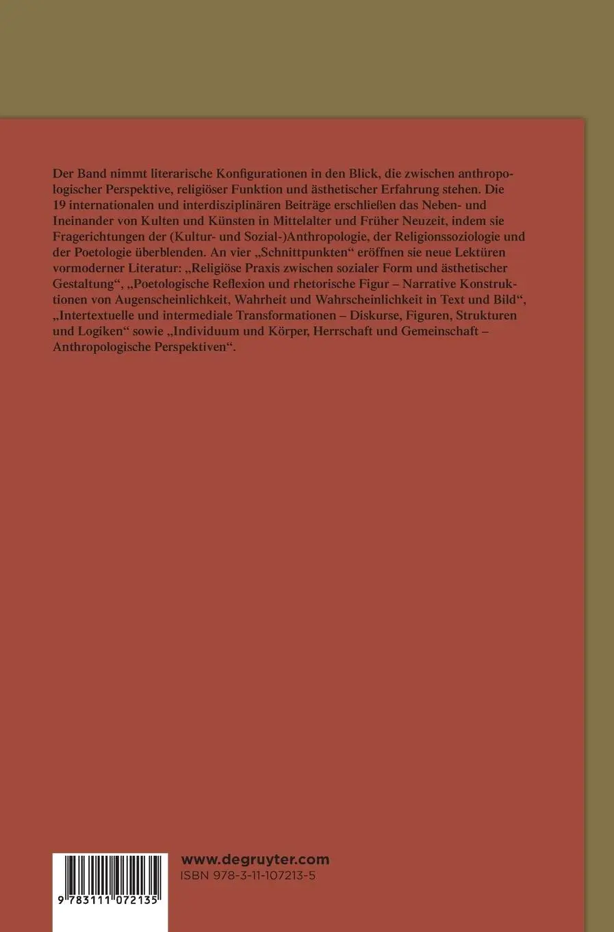 Rückseite: 9783111072135 | Von Kulten und Künsten | Ulrich Hoffmann (u. a.) | Buch | X | Deutsch