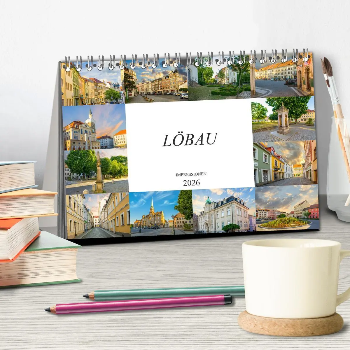 Bild: 9783457822135 | Löbau Impressionen (Tischkalender 2026 DIN A5 quer), CALVENDO...