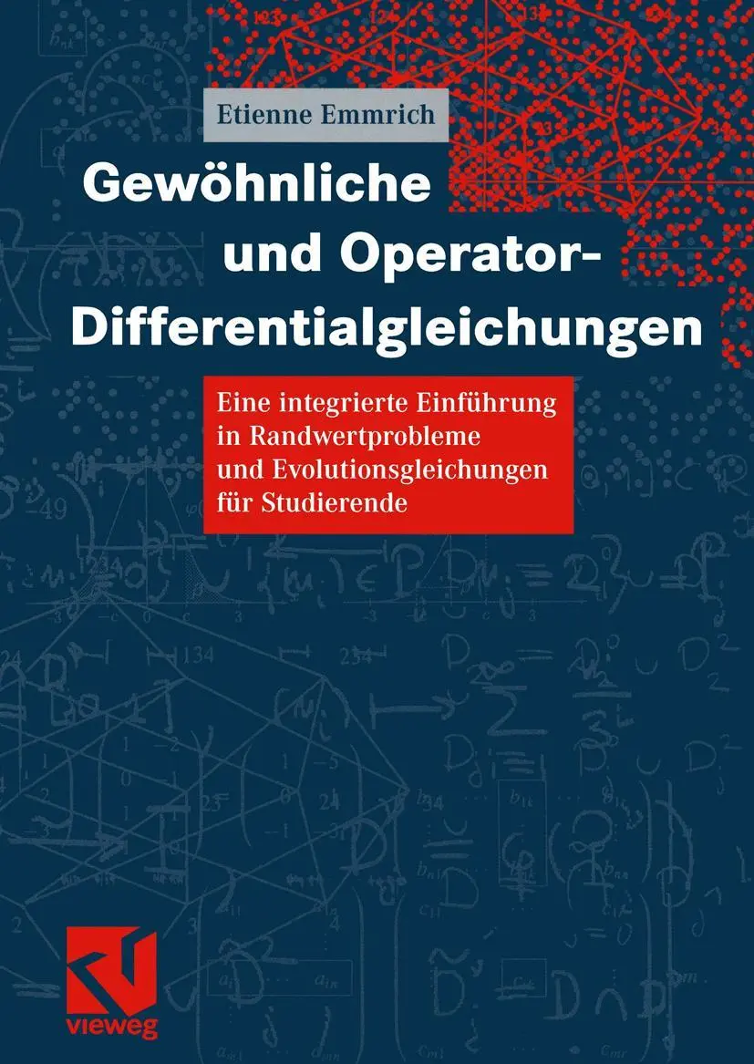 Cover: 9783528032135 | Gewöhnliche und Operator-Differentialgleichungen | Etienne Emmrich | x