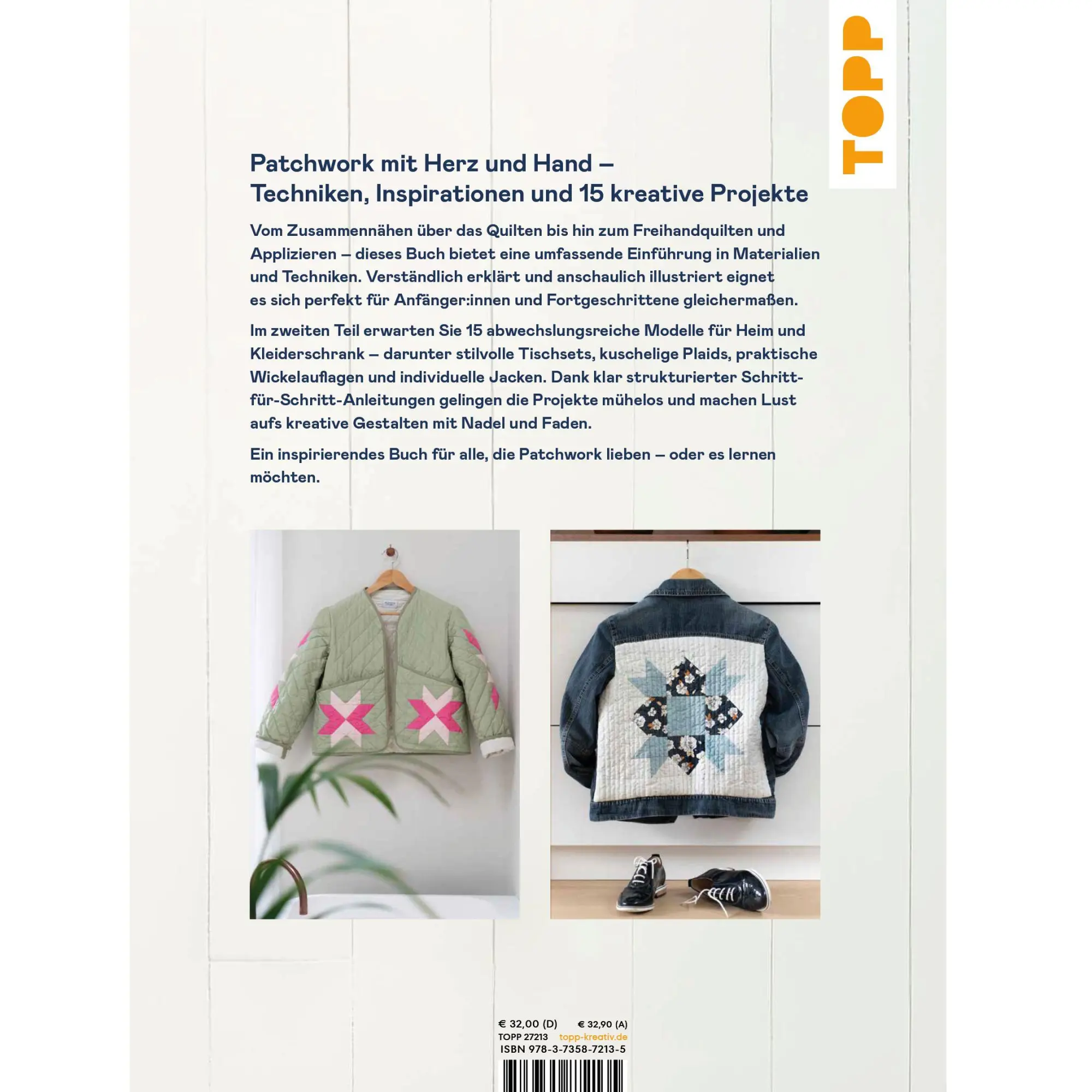 Bild: 9783735872135 | Patchwork | Grundlagen und Projekte | Alice Kreyder | Buch | 176 S.