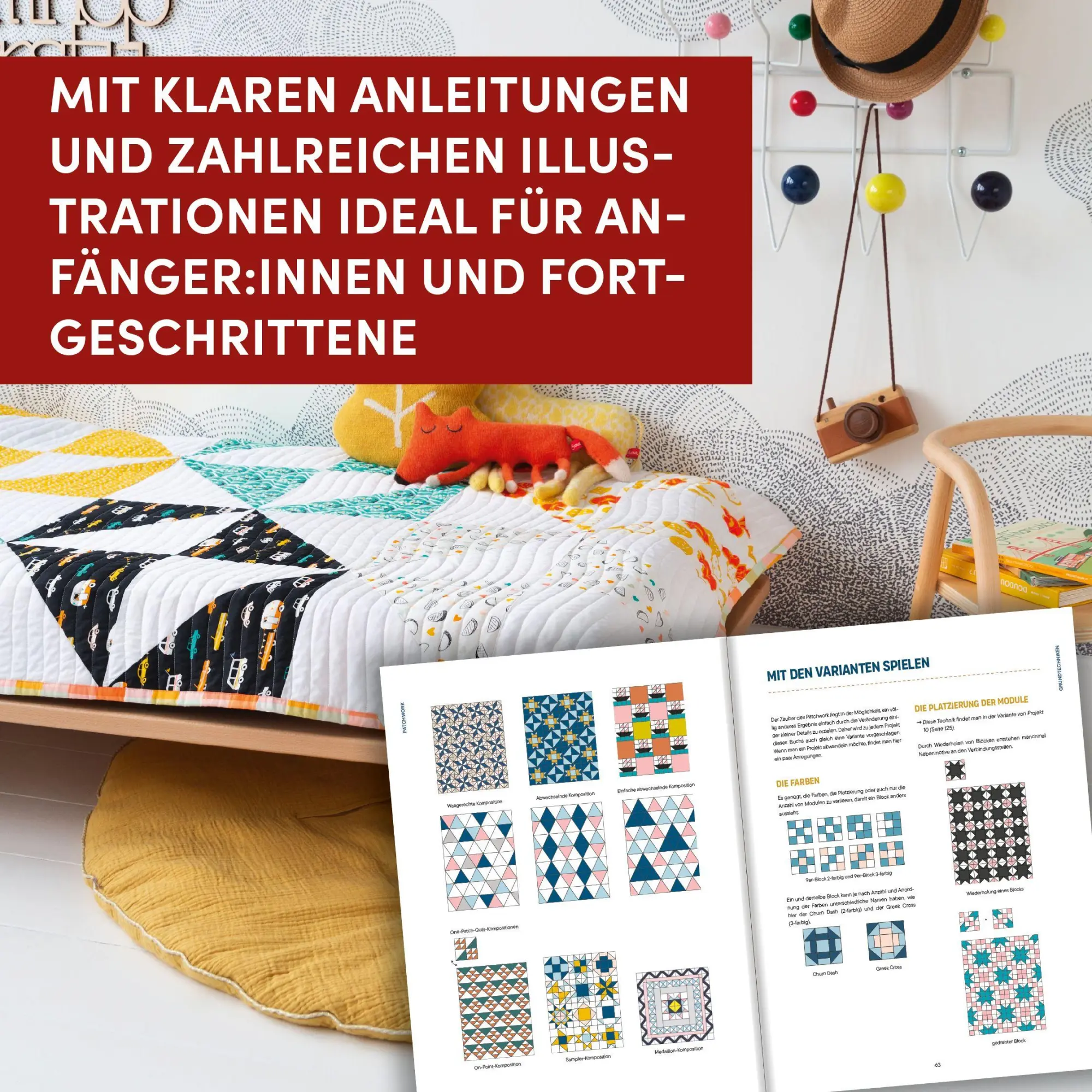 Bild: 9783735872135 | Patchwork | Grundlagen und Projekte | Alice Kreyder | Buch | 176 S.