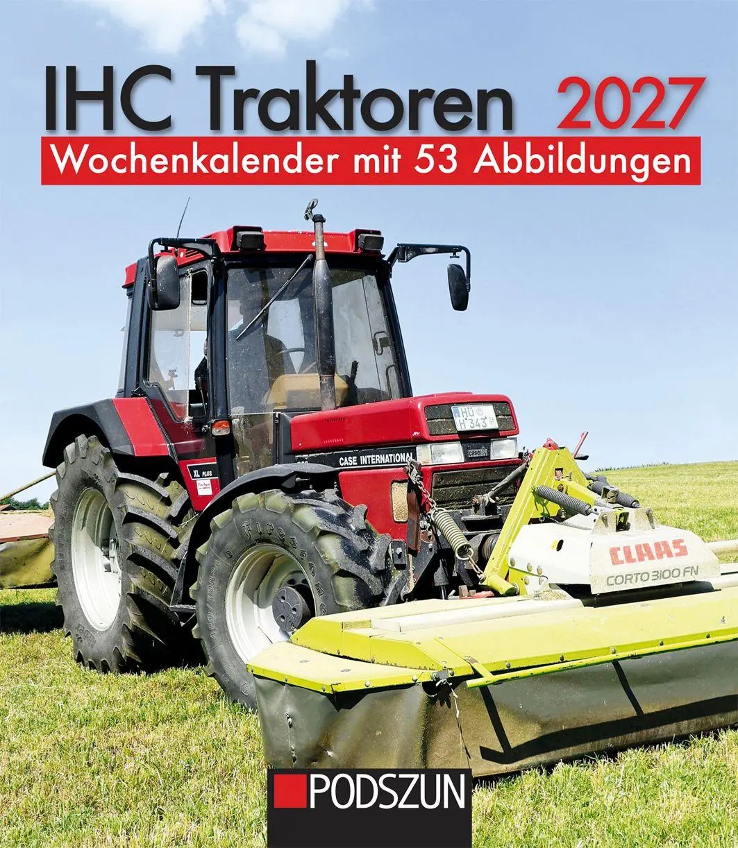 Cover: 9783751612135 | IHC Traktoren 2027 | Wochenkalender mit 53 Abbildungen | Kalender