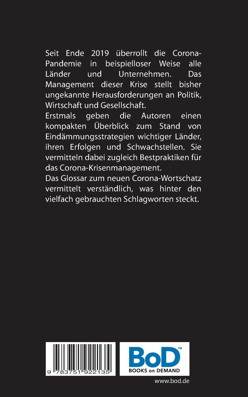 Rückseite: 9783751922135 | Corona-Krisenmanagement | Wolf D. Hartmann (u. a.) | Taschenbuch