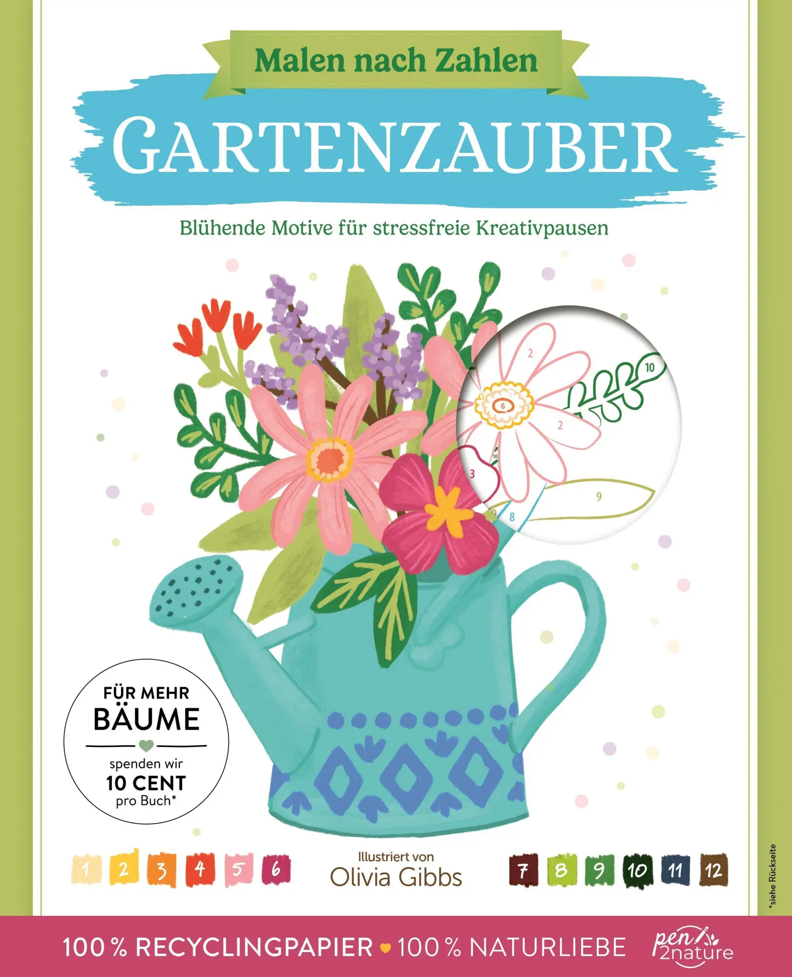 Malen nach Zahlen - Gartenzauber