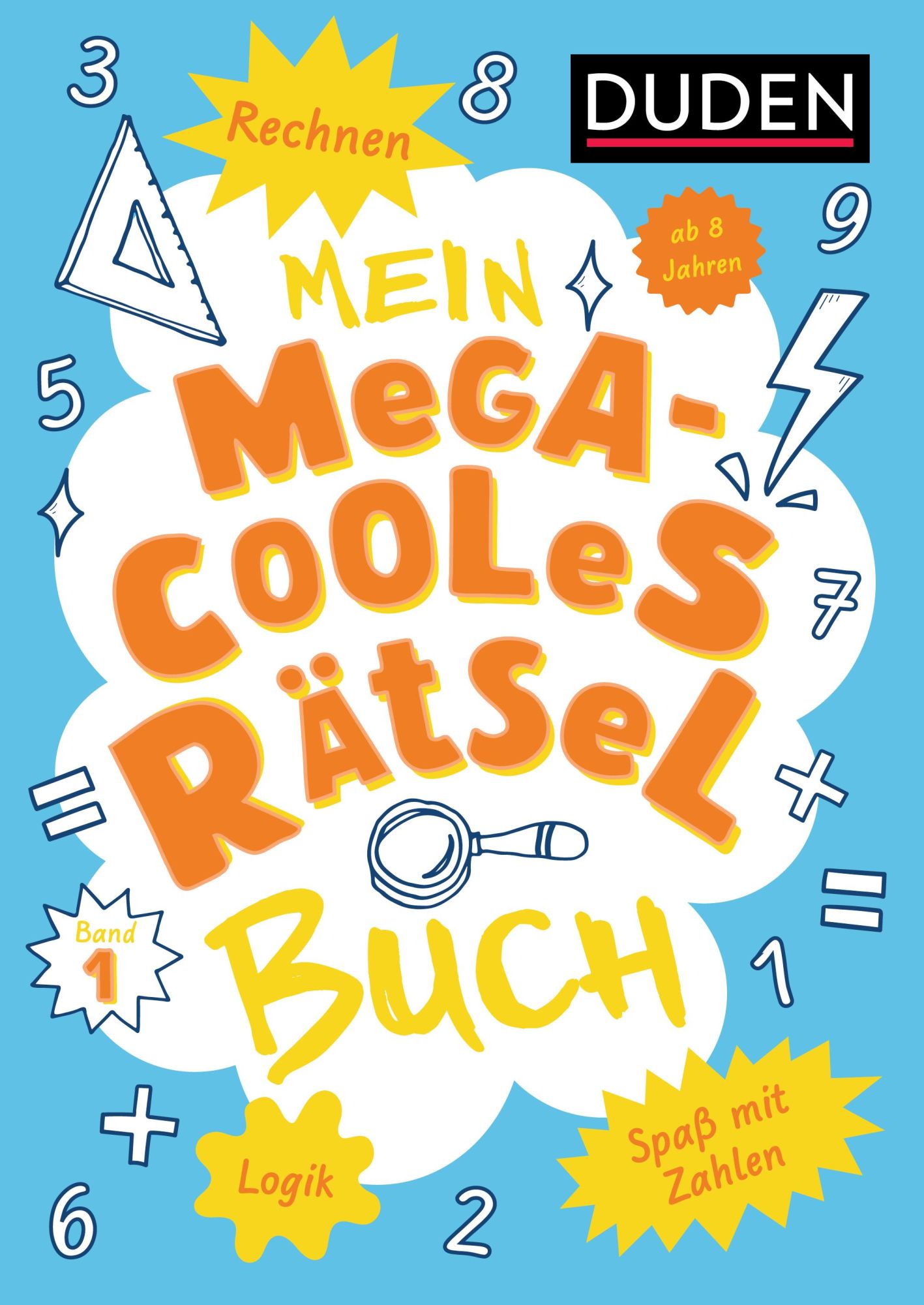 Cover: 9783411722235 | Mein megacooles Rätselbuch - Rechnen Logik Spaß mit Zahlen - ab 8...