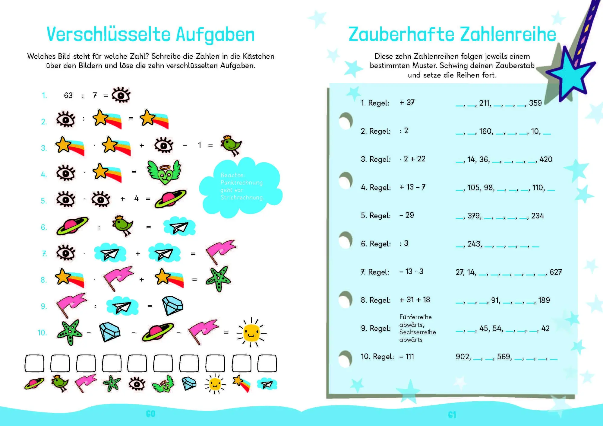 Bild: 9783411722235 | Mein megacooles Rätselbuch - Rechnen Logik Spaß mit Zahlen - ab 8...