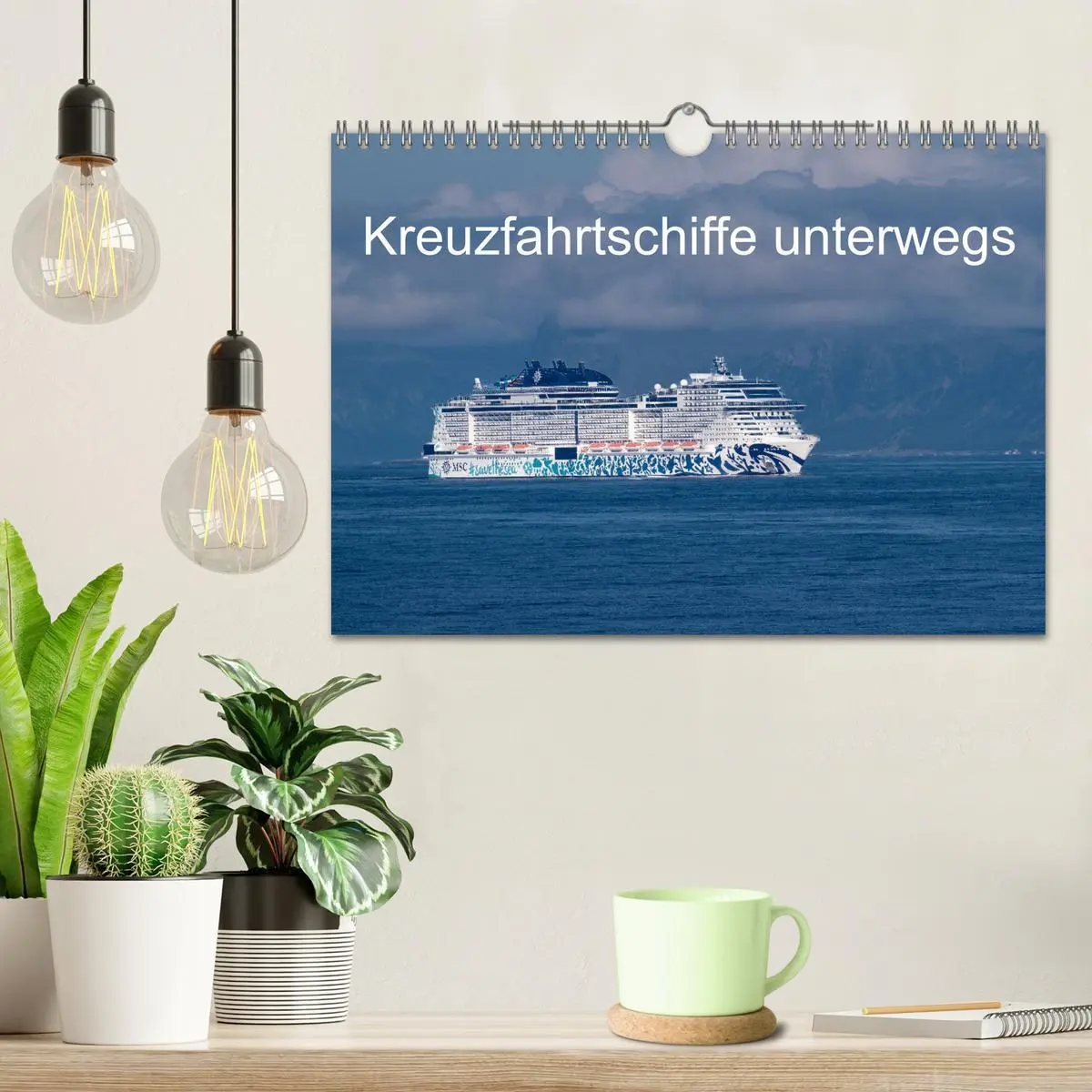 Bild: 9783457362235 | Kreuzfahrtschiffe unterwegs (Wandkalender 2026 DIN A4 quer),...