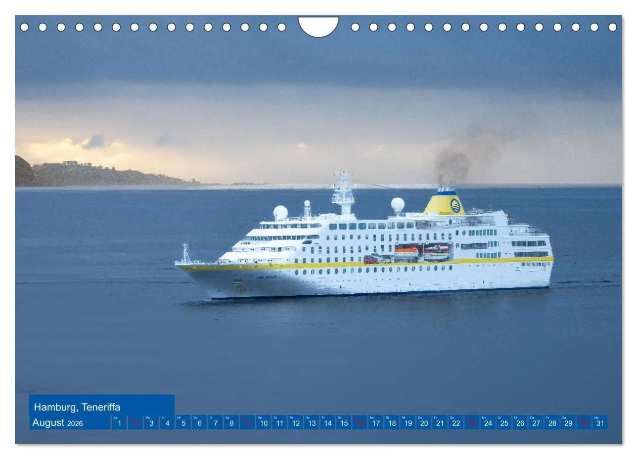 Bild: 9783457362235 | Kreuzfahrtschiffe unterwegs (Wandkalender 2026 DIN A4 quer),...