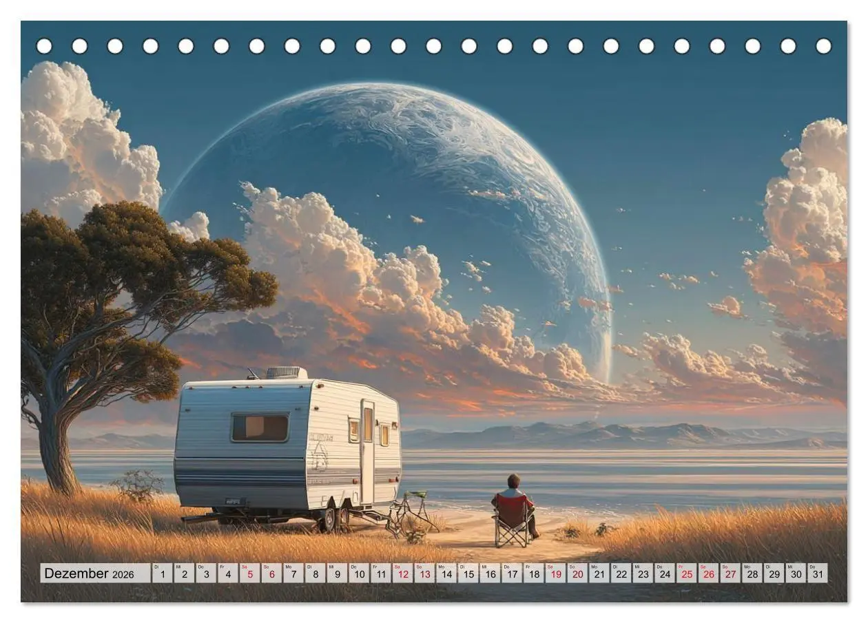 Bild: 9783516692235 | Caravanesque (Tischkalender 2026 DIN A5 quer), CALVENDO Monatskalender