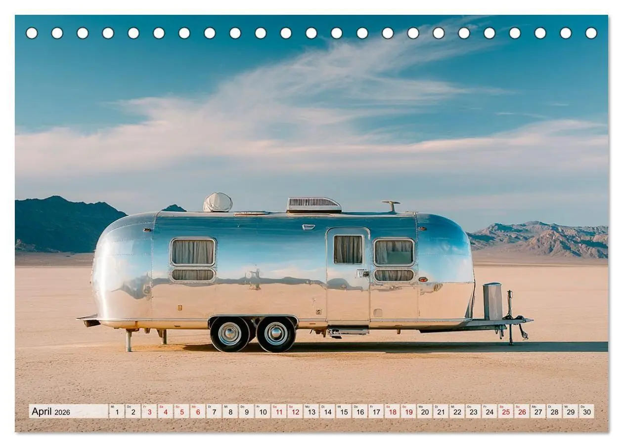 Bild: 9783516692235 | Caravanesque (Tischkalender 2026 DIN A5 quer), CALVENDO Monatskalender