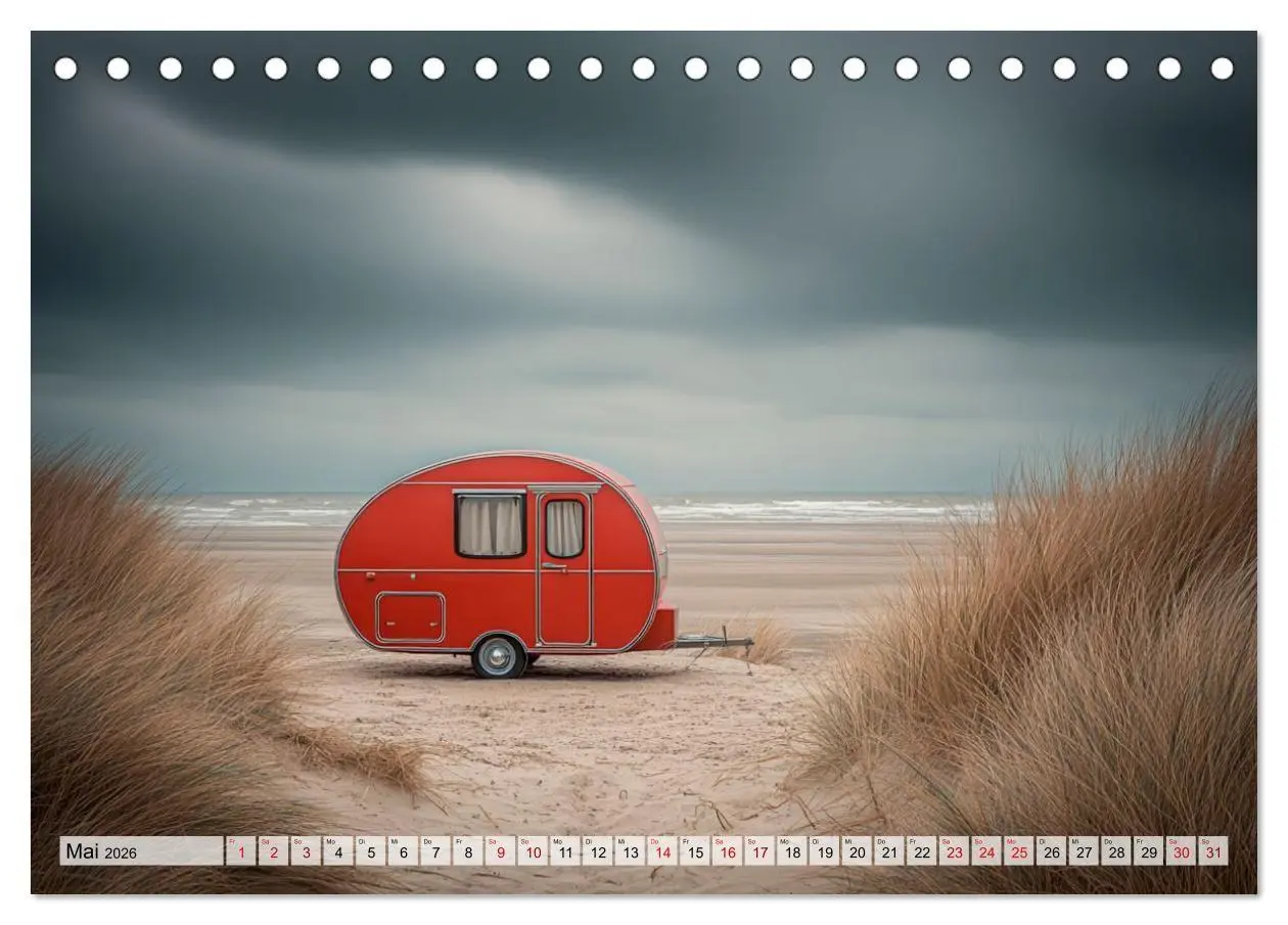 Bild: 9783516692235 | Caravanesque (Tischkalender 2026 DIN A5 quer), CALVENDO Monatskalender