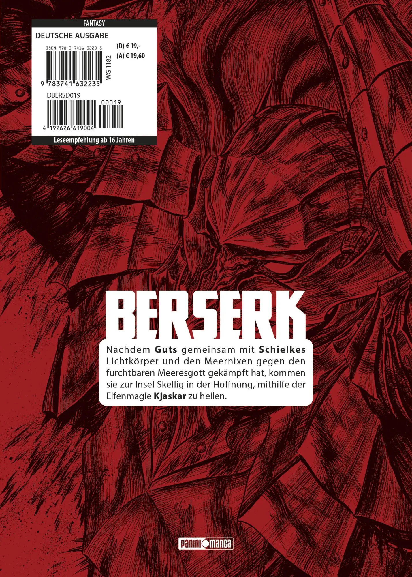 Rückseite: 9783741632235 | Berserk: Ultimative Edition 19 | Kentaro Miura | Taschenbuch | 430 S.