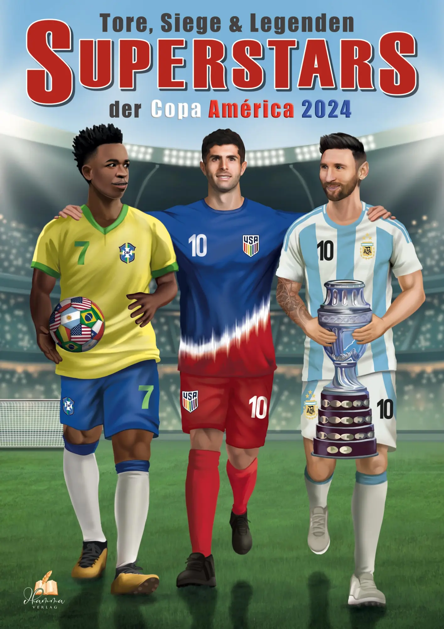 Cover: 9783986572235 | Fußball-Malbuch - Tore, Siege und Legenden - für Kinder,...