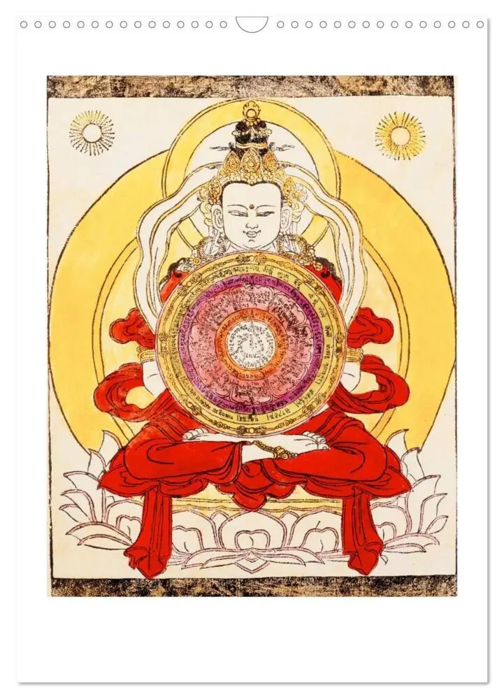 Bild: 9783457042335 | Mit Buddha durchs Jahr: historische Zeichnungen (Wandkalender 2025...
