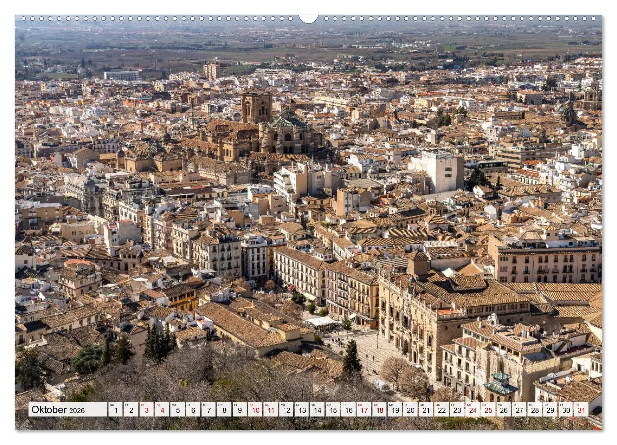 Bild: 9783457592335 | Andalusien - Granada (Wandkalender 2026 DIN A2 quer), CALVENDO...