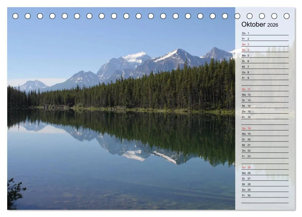 Bild: 9783457972335 | Rocky Mountains 2026 (Tischkalender 2026 DIN A5 quer), CALVENDO...