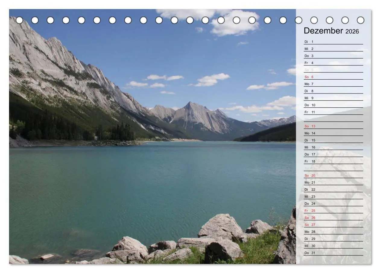 Bild: 9783457972335 | Rocky Mountains 2026 (Tischkalender 2026 DIN A5 quer), CALVENDO...