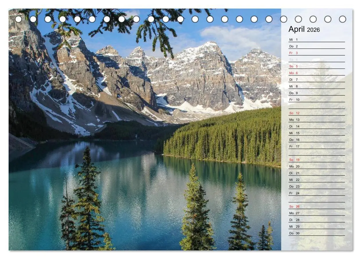 Bild: 9783457972335 | Rocky Mountains 2026 (Tischkalender 2026 DIN A5 quer), CALVENDO...