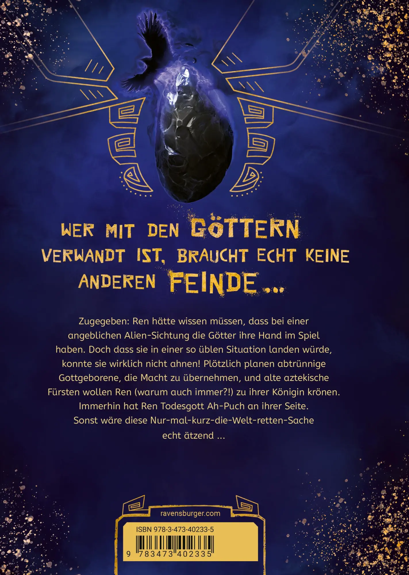 Rückseite: 9783473402335 | Ren gegen die Götter, Band 1 - Nachtkönigin | J. C. Cervantes | Buch