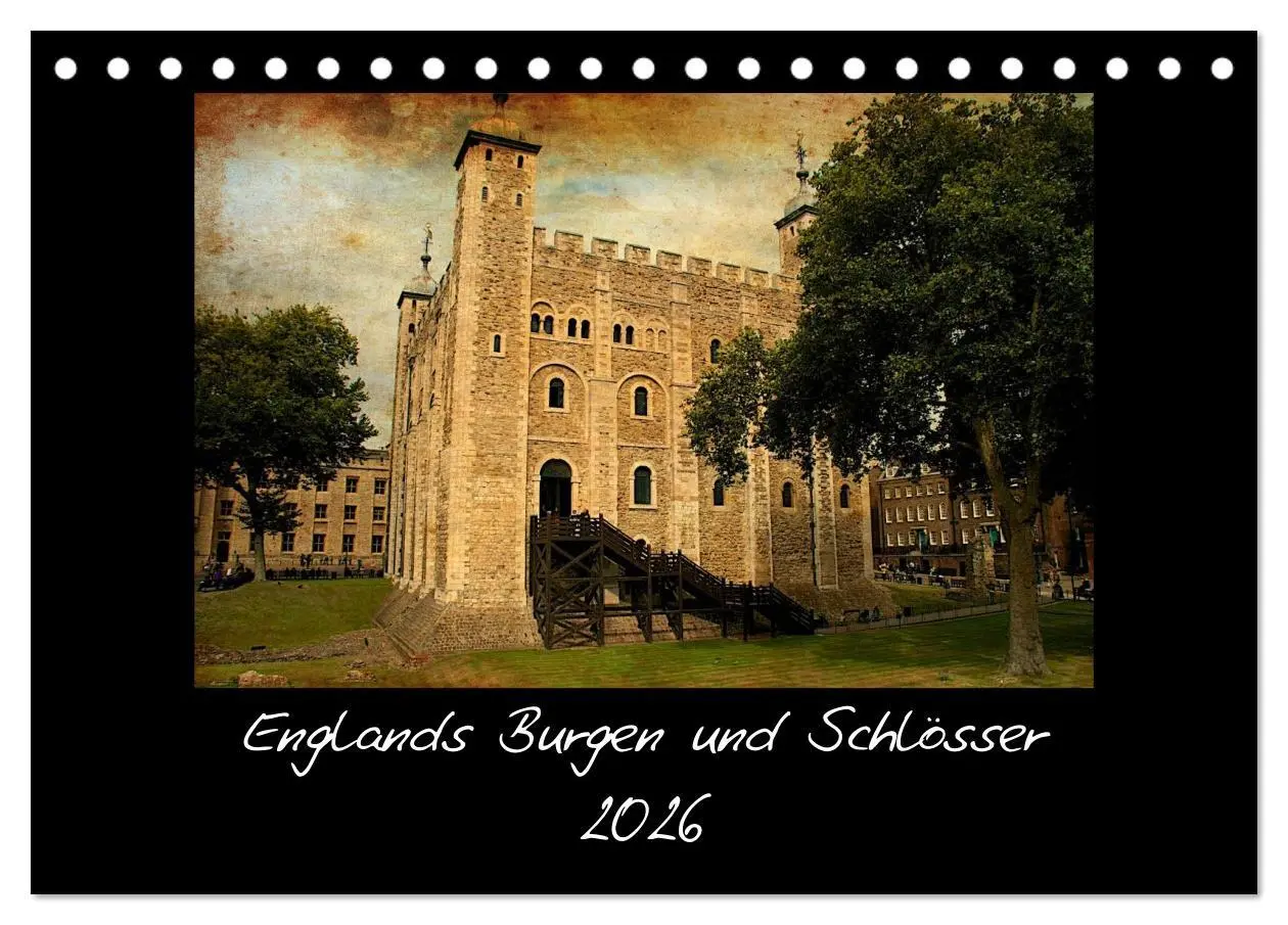 Cover: 9783516202335 | Englands Burgen und Schlösser 2026 (Tischkalender 2026 DIN A5...