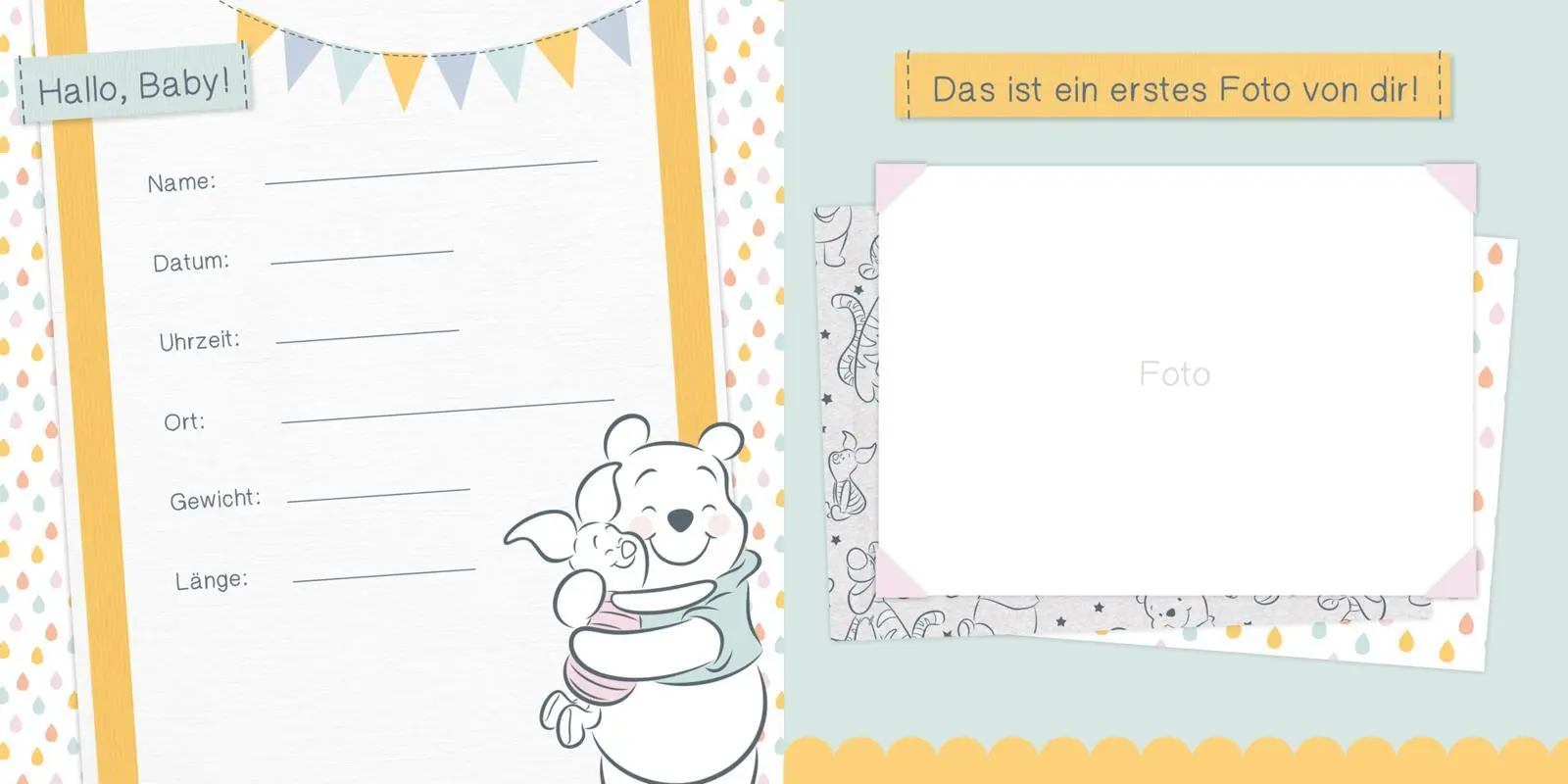 Bild: 9783845122335 | Disney Winnie Puuh: Dein Babyalbum | Buch | Hardcover mit Wattierung
