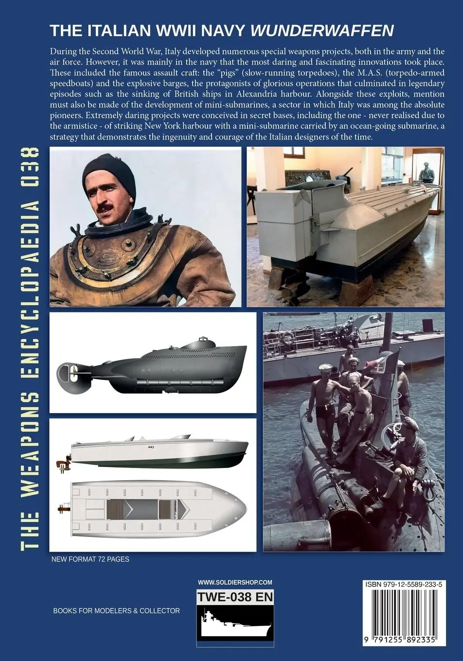 Rückseite: 9791255892335 | Italian navy Special Forces WWII | Luca Stefano Cristini | Taschenbuch
