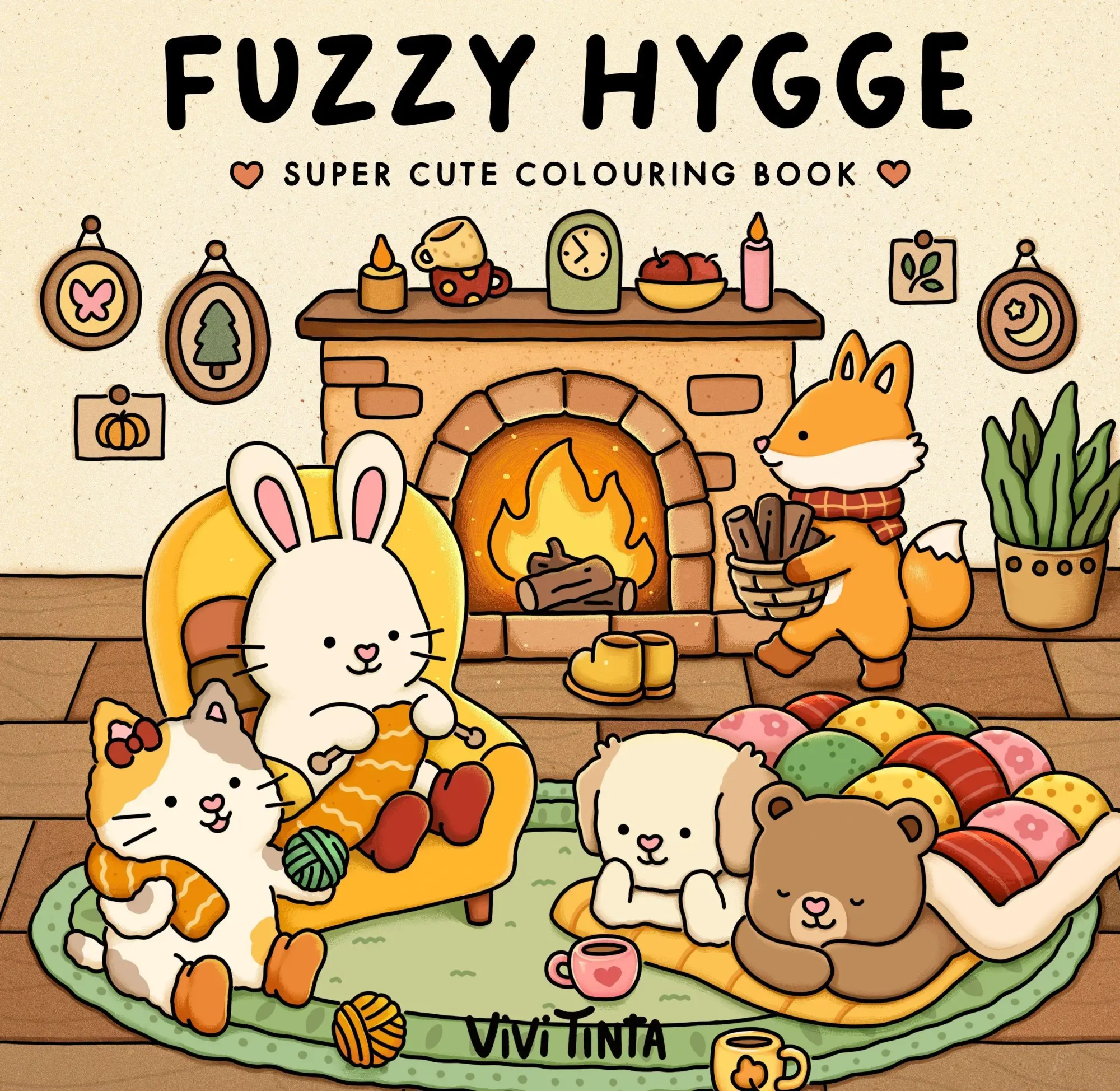 Cover: 9781804962435 | Fuzzy Hygge | Super cute colouring book | Vivi Tinta | Taschenbuch