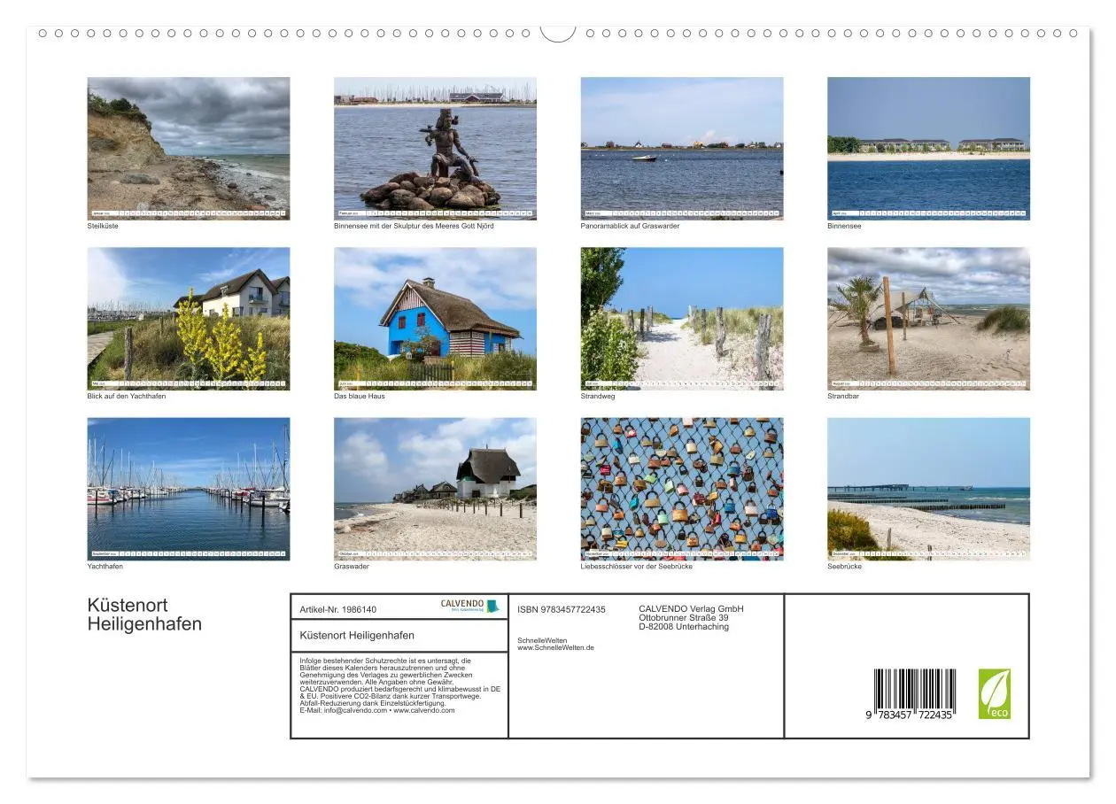 Bild: 9783457722435 | Küstenort Heiligenhafen (hochwertiger Premium Wandkalender 2026 DIN...